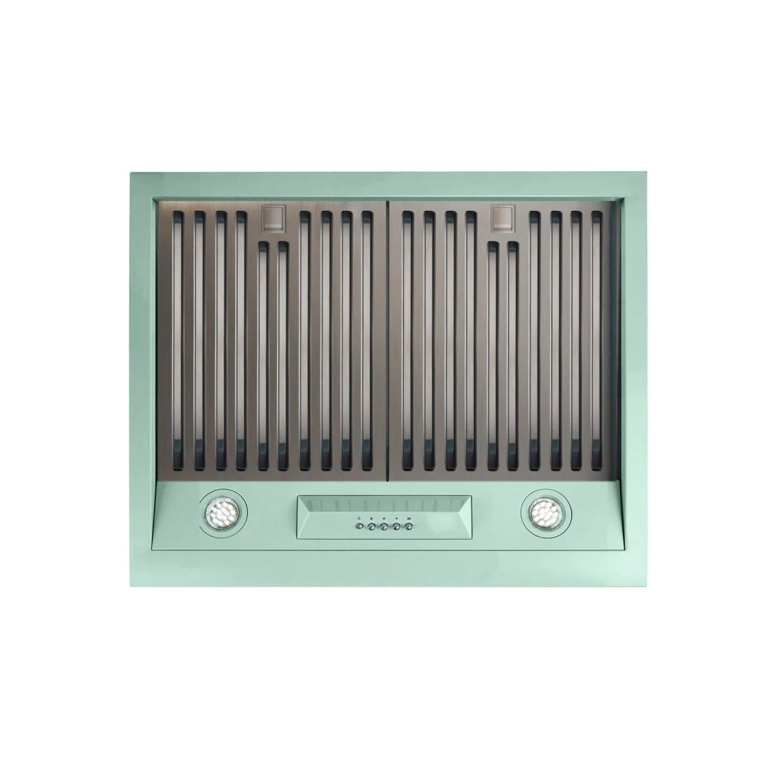 Classic Retro 24-inch 500 CFM Range Hood Summer Mint Green UGP-24CR RH LG
