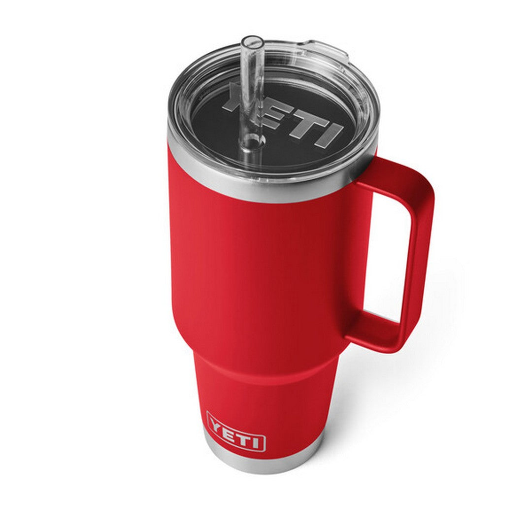Rambler® 42 oz Straw Mug with Straw Lid - Rescue Red