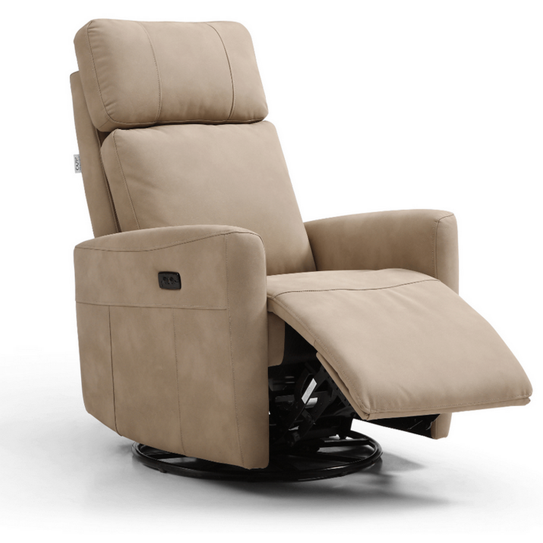 Prague Power Recliner Armchair- Tan