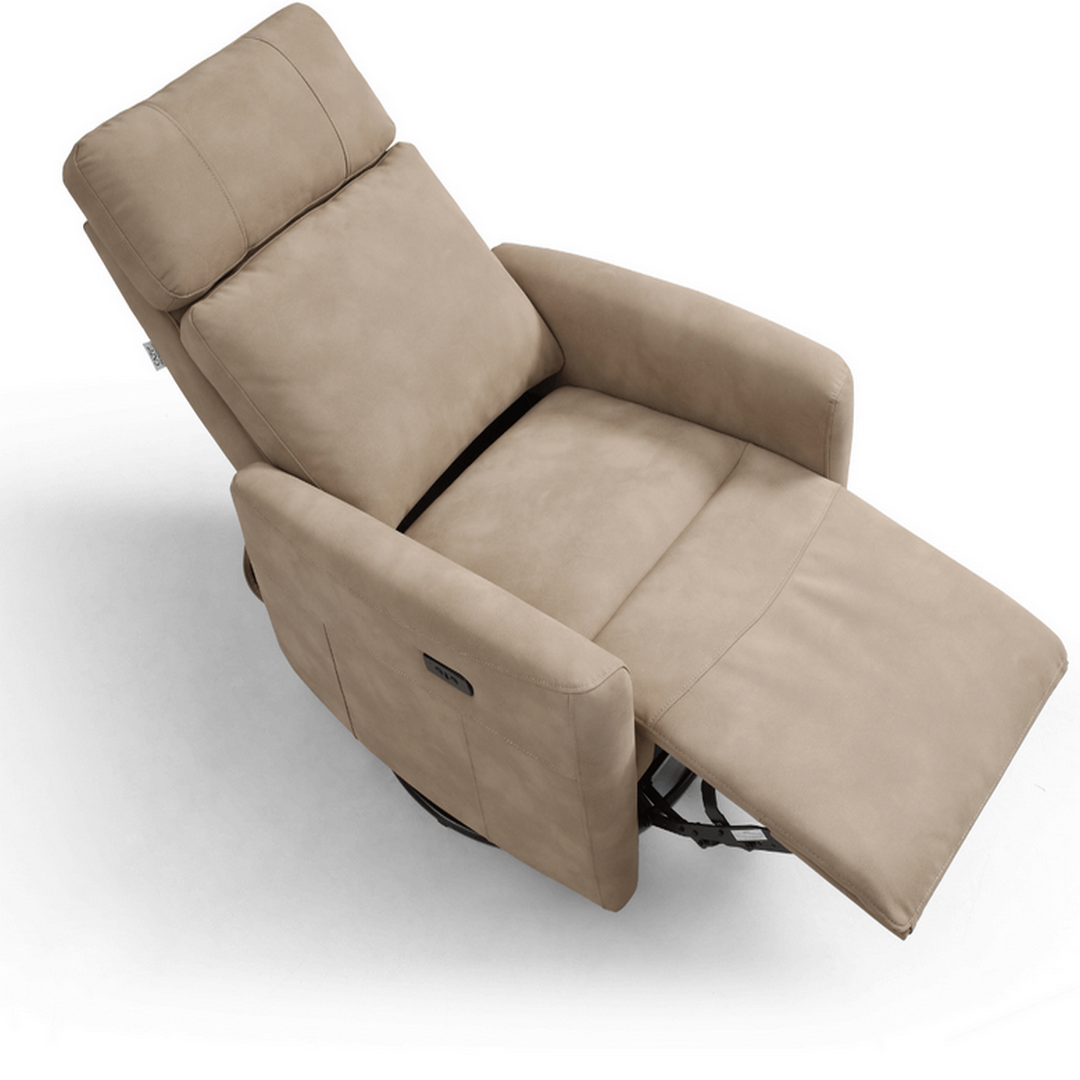 Prague Power Recliner Armchair- Tan