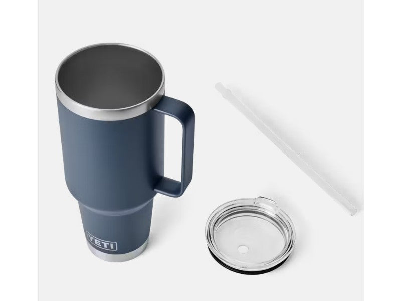 INTL RAMBLER 42 OZ STRAW MUG NVY